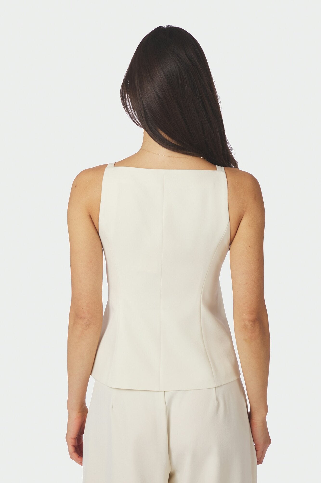 Kylie Structure vest - råhvid